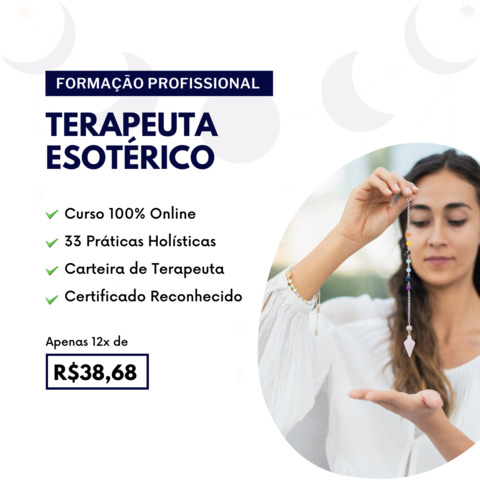 Formação Profissional Terapeuta Esotérico